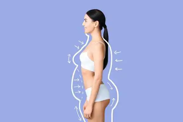 image of woman experiencing fat reduction treatment Tamworth