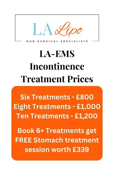 LA-EMS Incontinence Treatment Prices Tamworth
