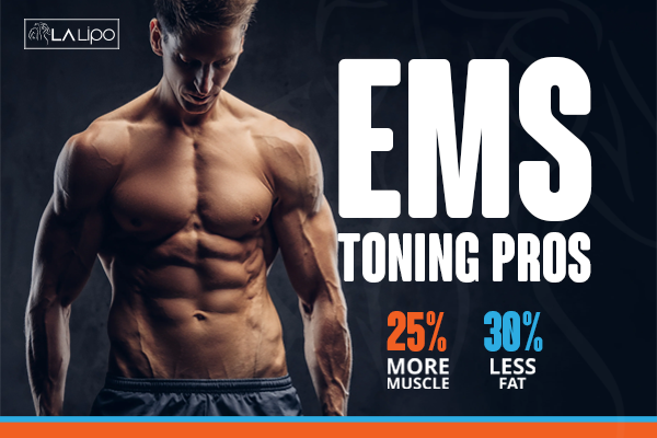 Image of man with sculpted stomach showing the fat loss and muscle gain of LA-EMS Body Sculpting Treatment Tamworth