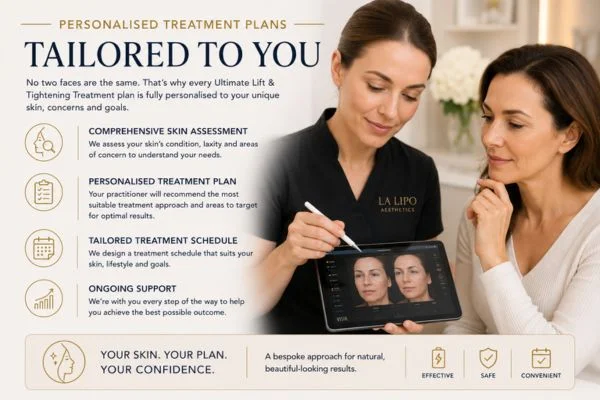 book a consultation about your ultimate lift and tighten treatment Tamworth