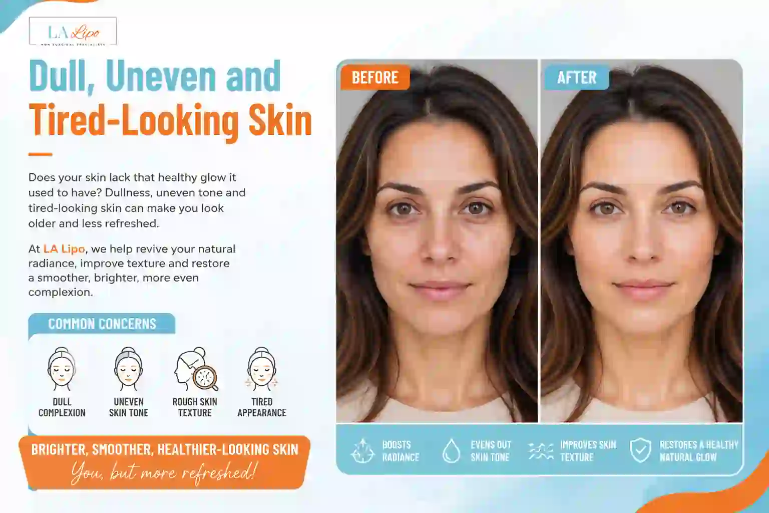 Sign #5: Dull, Uneven and Tired-Looking Skin Tamworth